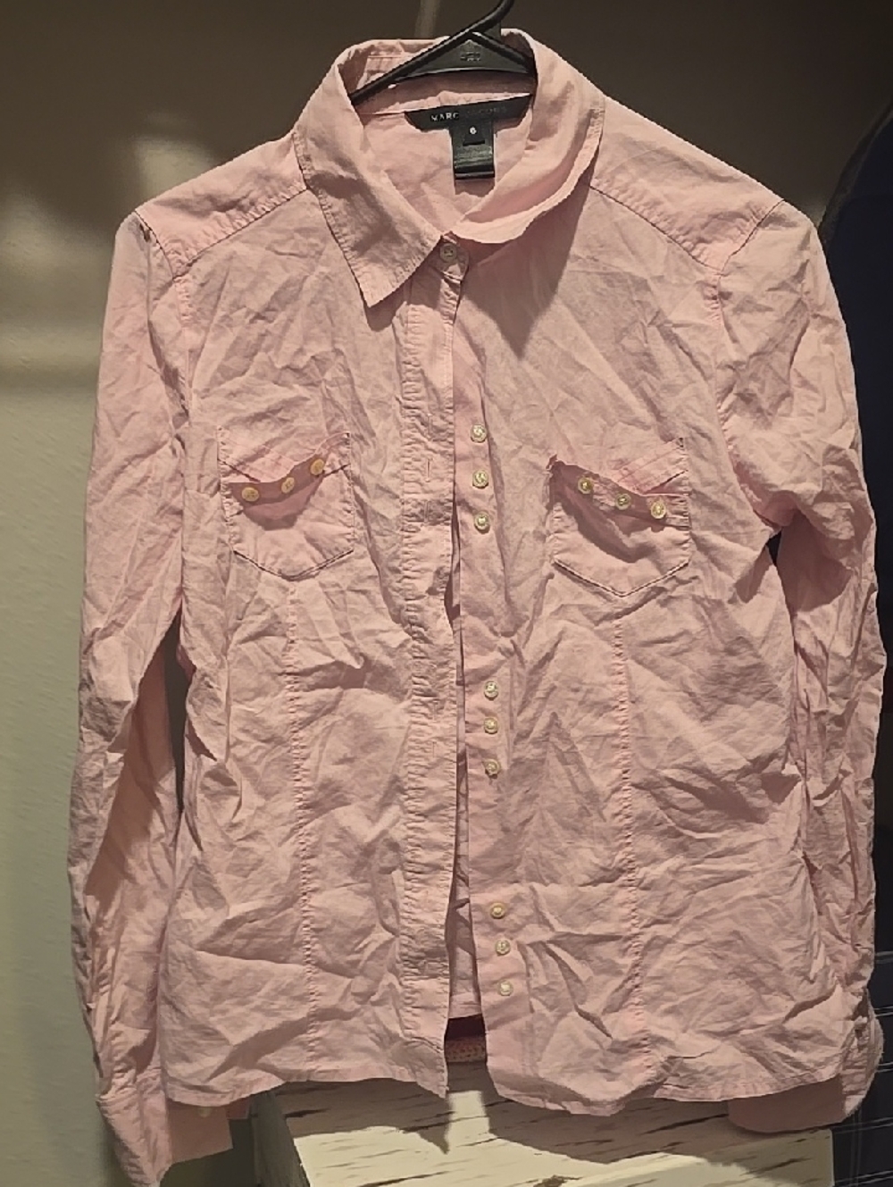 Marc Jacobs Pale Pink Button-Up Shirt